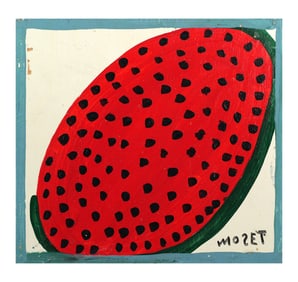 MOSE TOLLIVER, Watermelon, Folk Art Painting
