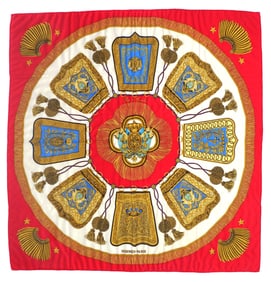 Hermes Poste Et Cavalerie Scarf