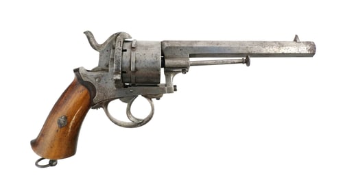 Antique European 6-shot Revolver 11mm