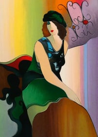 ITZCHAK TARKAY Sophisticated Serigraph