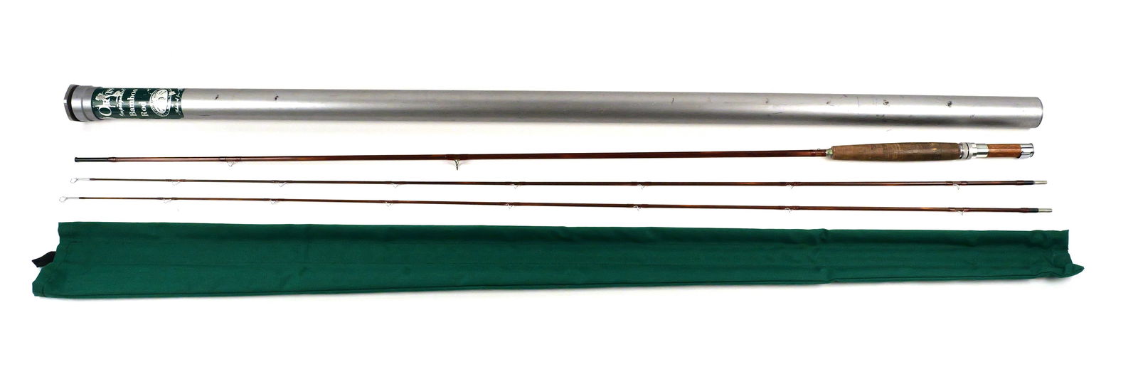 Vintage ORVIS Battenkill Willie Sowell Fly Rod: Orvis Battenkill fly fishing rod signed by Orvis master rod builder Willie Sowell. Specs: Serial #70319, 8 feet, weight: 4-1/8 ounces, 2-piece impregnated bamboo construction, rated for #6 weight line