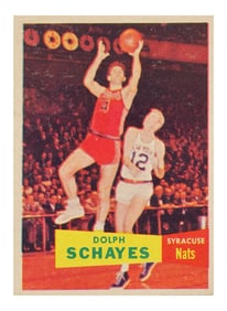 1957 Topps DOLPH SCHAYES Rookie Card #13