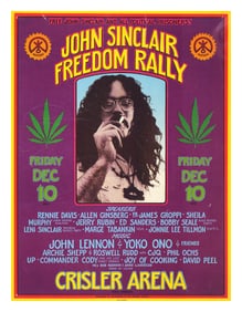 John Sinclair Freedom Rally 1971 1st Printing