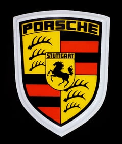 Large PORSCHE Dealer Sign, 4ft High