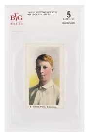 1910 Sporting Life EDDIE COLLINS Card BVG