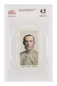 1910 Sporting Life HEINIE WAGNER Card BVG