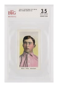 1910 Sporting Life FRANK BAKER Card BVG