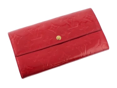 Louis Vuitton Sarah Vernis Wallet COA