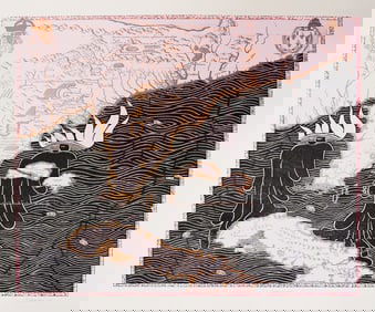 IBRAHIM MIRANDA Lagrimas Negras Screenprint