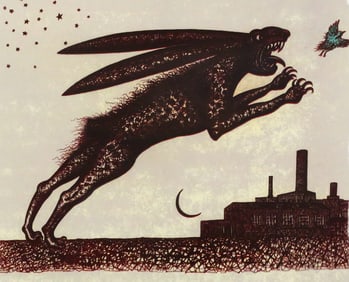 ALEXANDER BRODSKY Rabbit Serigraph