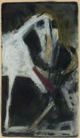 GAON Abstracted Horse Chalk Drawing