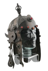 Sino Tibetan Style Mongolian Helmet