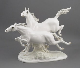 Hutschenreuther TWO HORSES Figurine