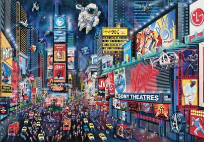 ALEXANDER CHEN 3D New York Seriolithograph