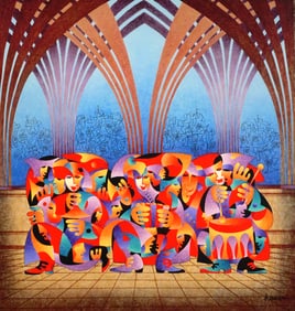 ANATOLE KRASNYANSKY Orchestra Serigraph