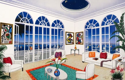 FANCH Interior with Miro Giclee