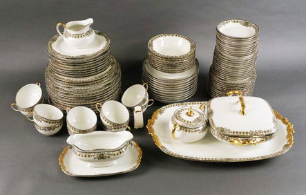 96 Pcs Jean Pouyat Limoges Dinner Service