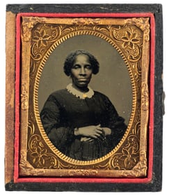 19C Ambrotype of African American Woman