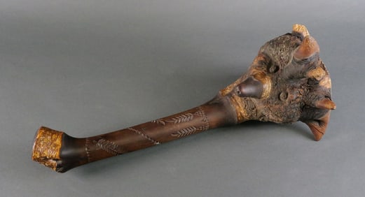 Vintage Penobscot Root War Club