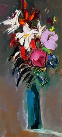 HAROLD KRAUS, "Cutting Edge" Floral Still Life