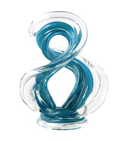 David Wright Art Glass Sculpture