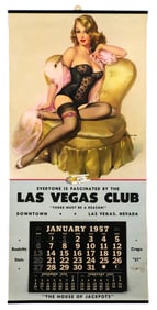 GIL ELVGREN 1957 Vegas Pinup Calendar