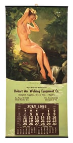 GIL ELVGREN "Enchanting" 1955 Pinup Calendar