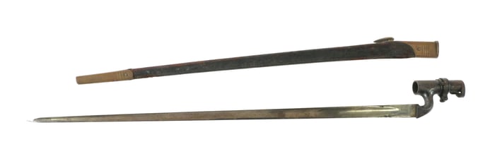 British Pattern Socket Bayonet w/ Scabbard