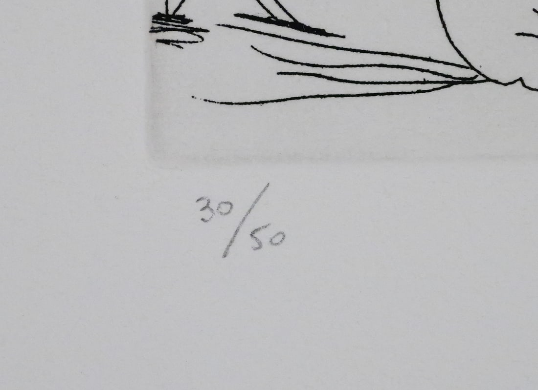PABLO PICASSO Signed Etching, 1968 - 5