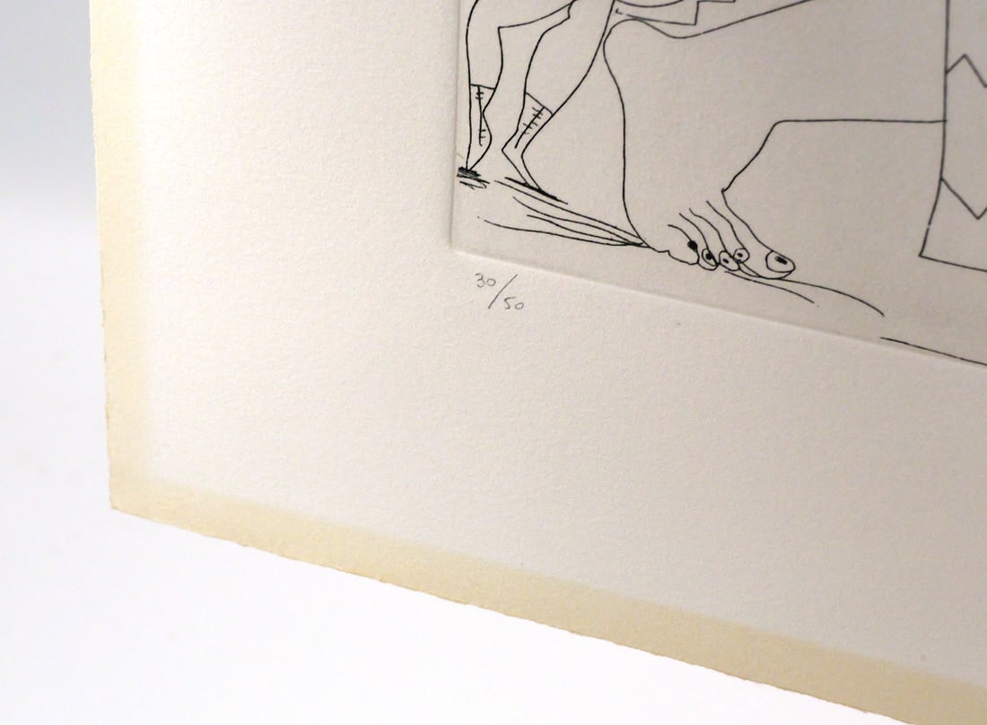 PABLO PICASSO Signed Etching, 1968 - 7