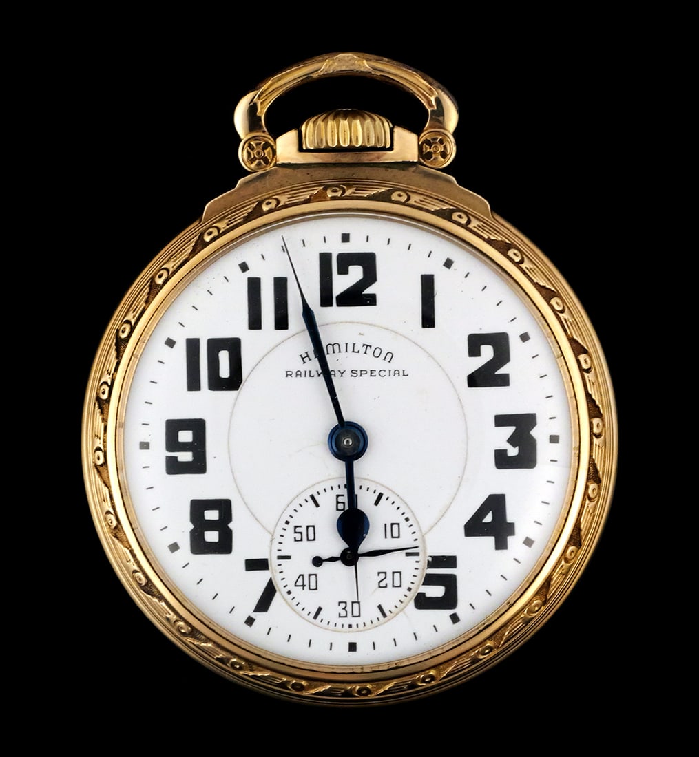 Hamilton Railway Special 21J Pocket Watch LNIB (1 of 5)