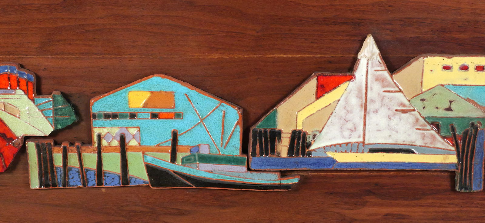 MCM Ceramic Relief Artwork - 2