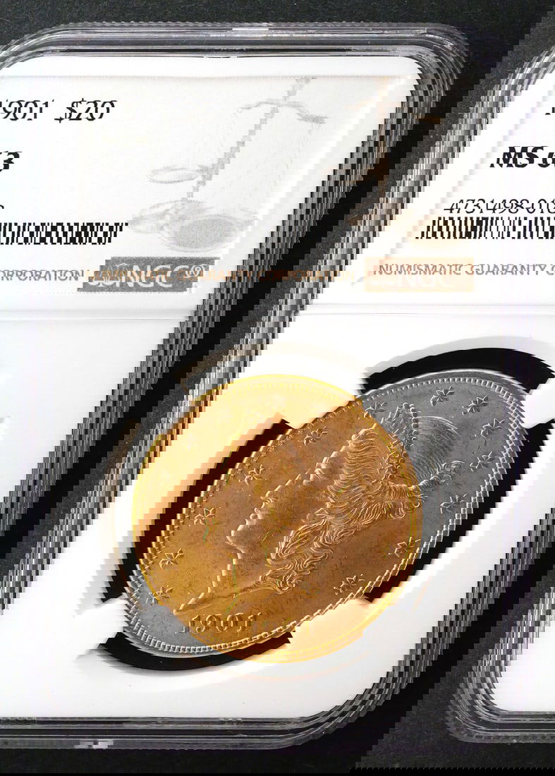 1901 $20 Liberty NGC MS63 (1 of 2)