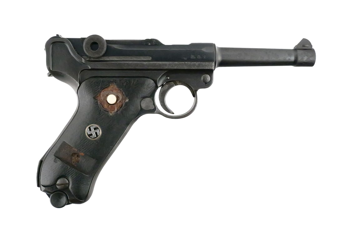 WWII Mauser P.08 Luger 42-Code 9mm Pistol (1 of 6)