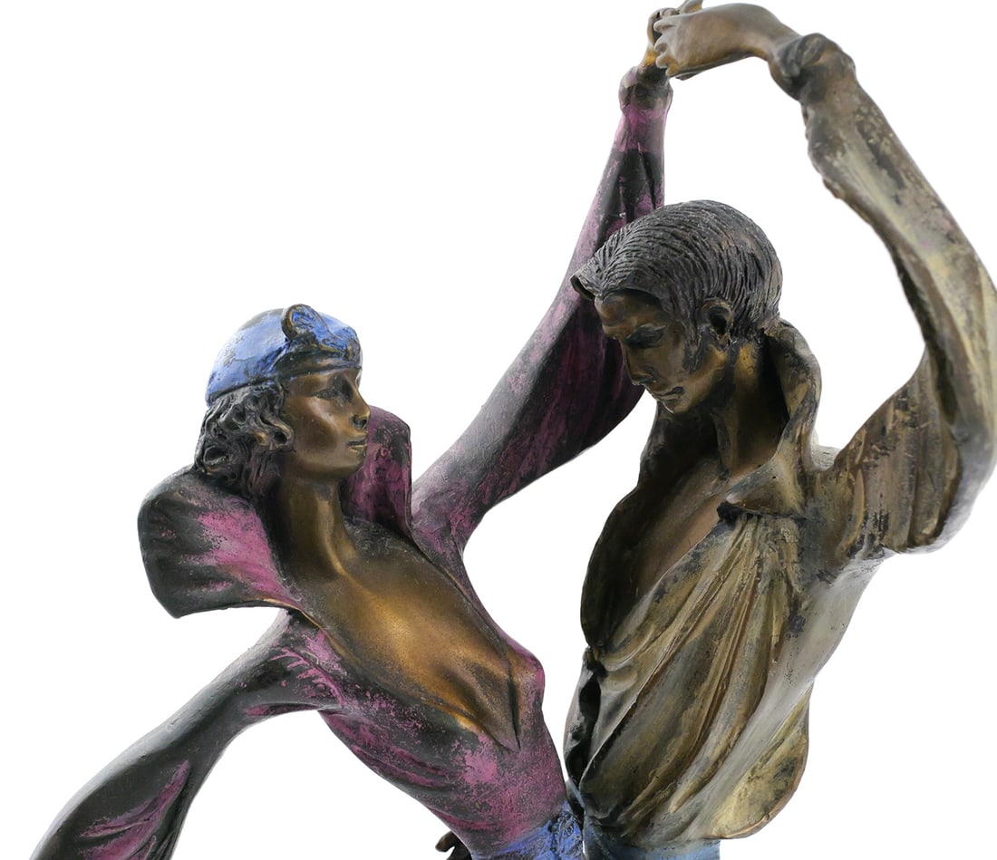 Bronze Chiparus Tango Statue - 2