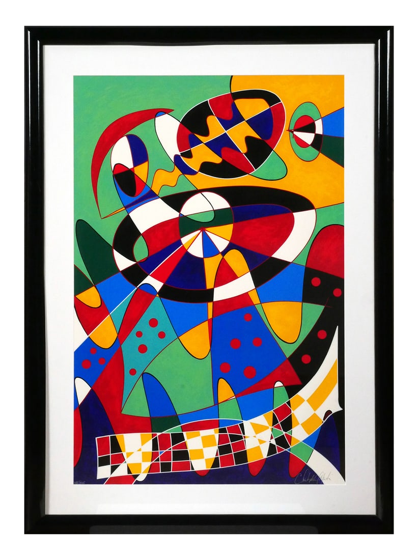 CHRISTOPHER MARTIN Abstract Silkscreen - 2