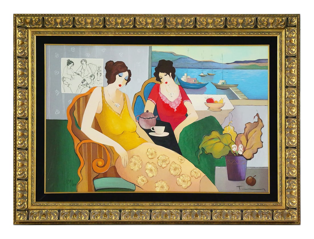 ITZCHAK TARKAY Seaside Serigraph - 2