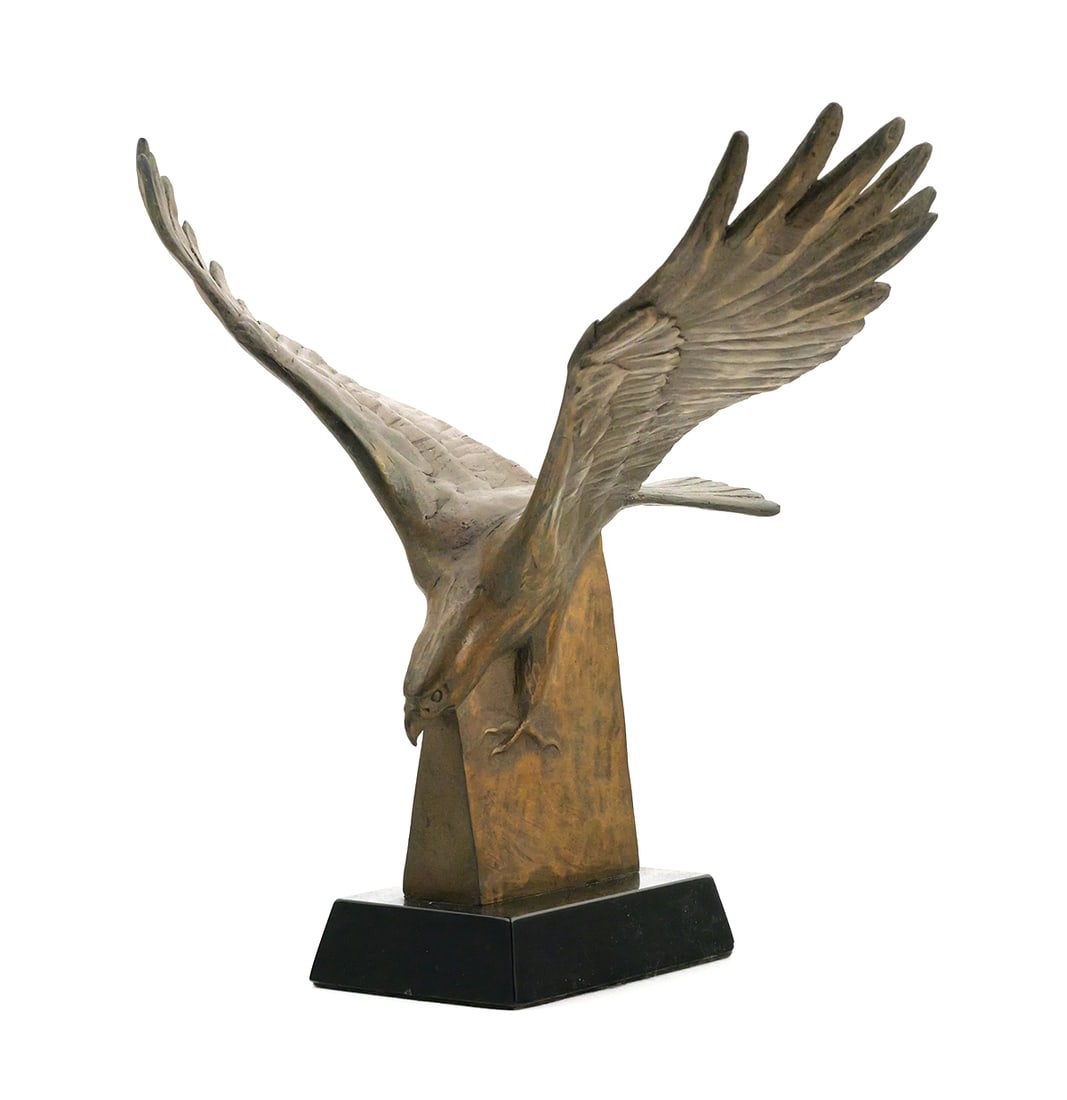 DARRELL DAVIS (Texas), Bronze Eagle Sculpture