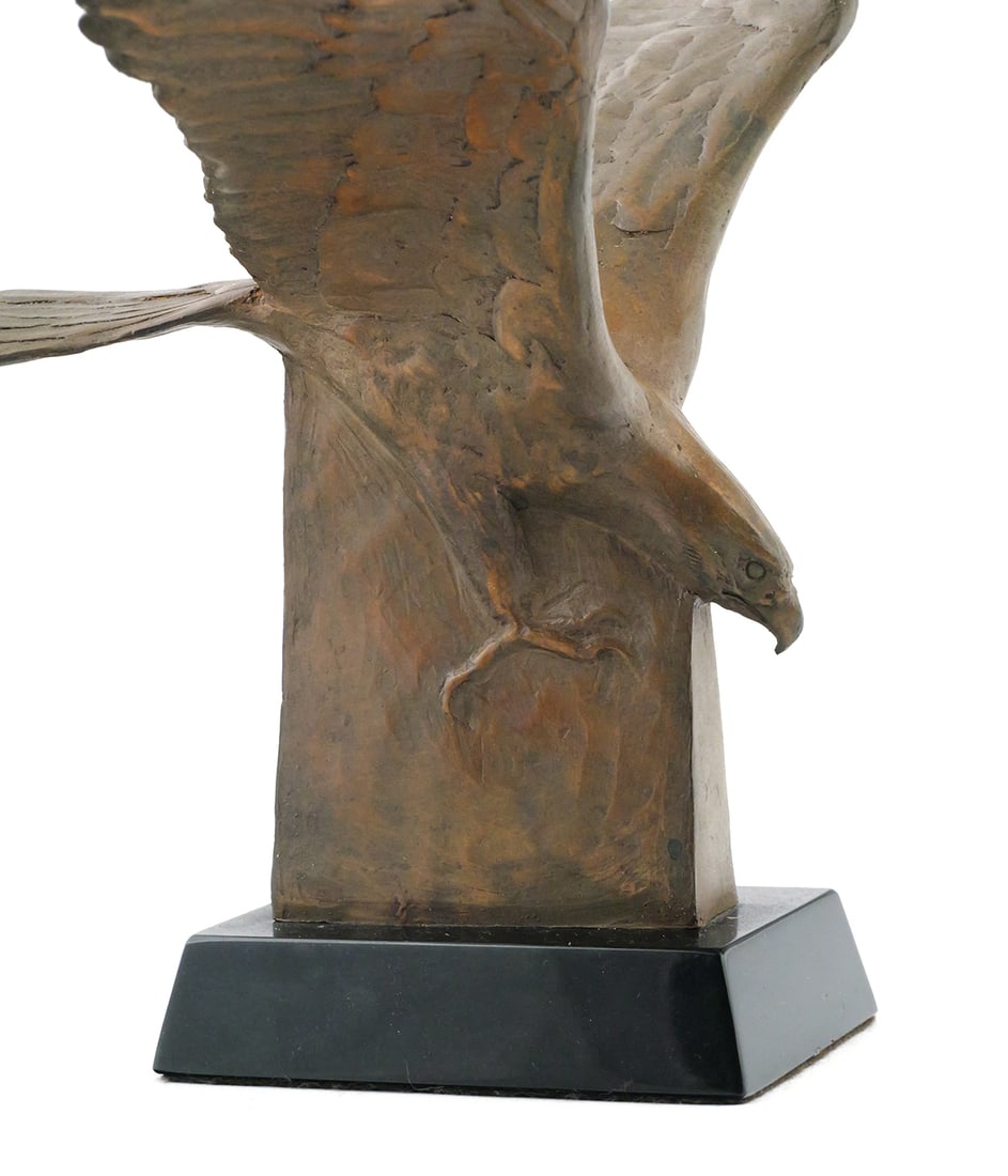 DARRELL DAVIS (Texas), Bronze Eagle Sculpture - 2