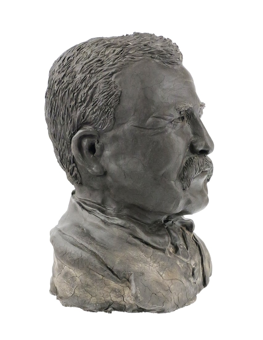 Theodore Roosevelt Clay Bust - 2
