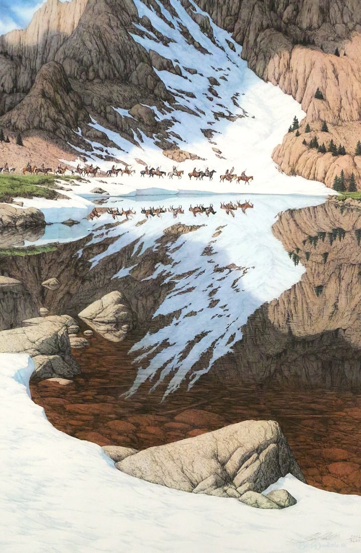 BEV DOOLITTLE Landscape Lithograph