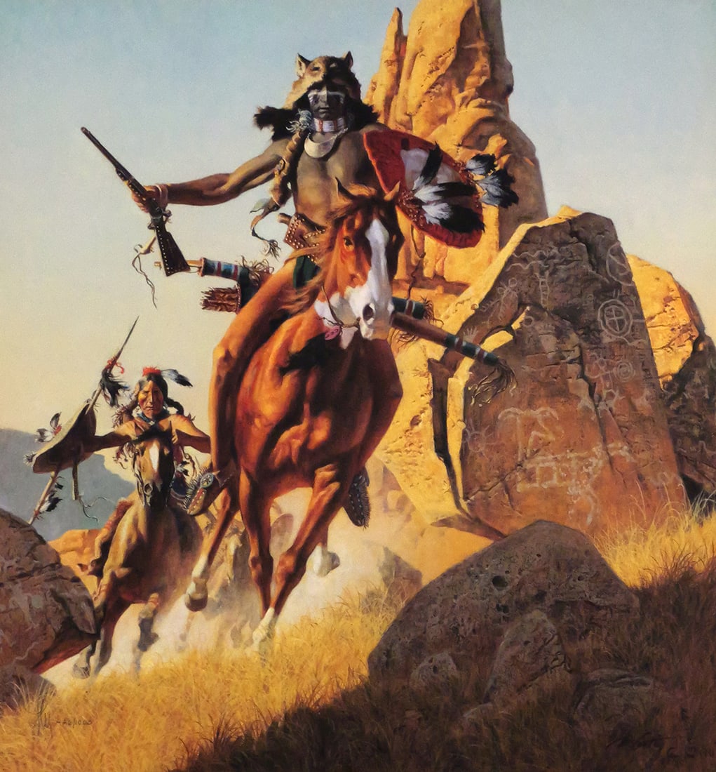 FRANK C MCCARTHY Native American Lithograph
