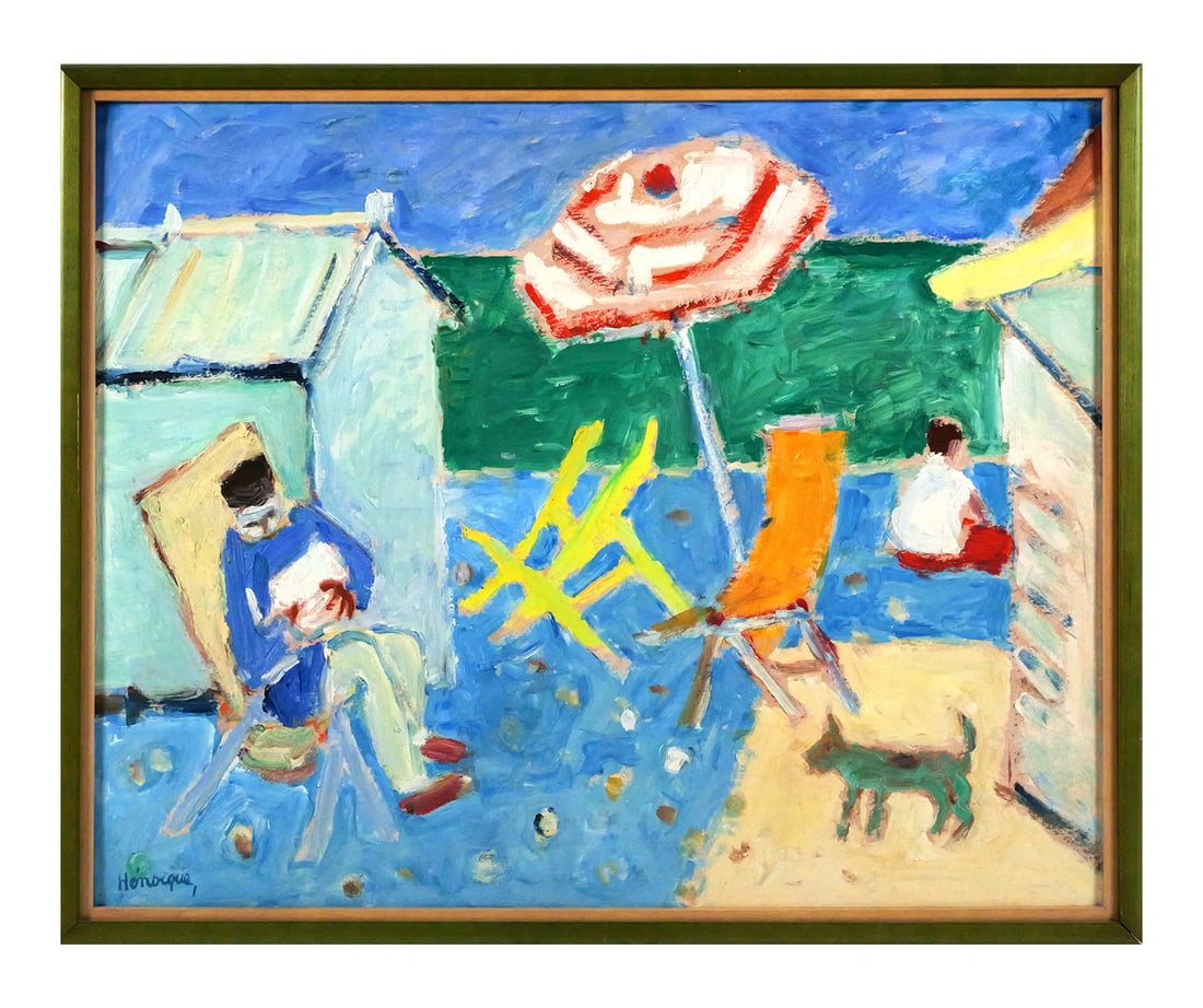 ANDRE HENOCQUE Beach Painting - 2