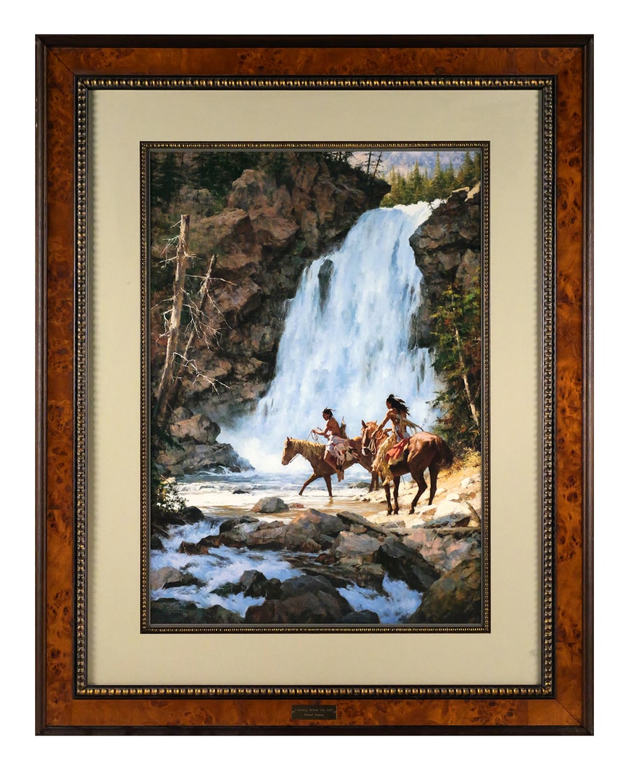 HOWARD TERPNING Waterfall Lithograph - 2