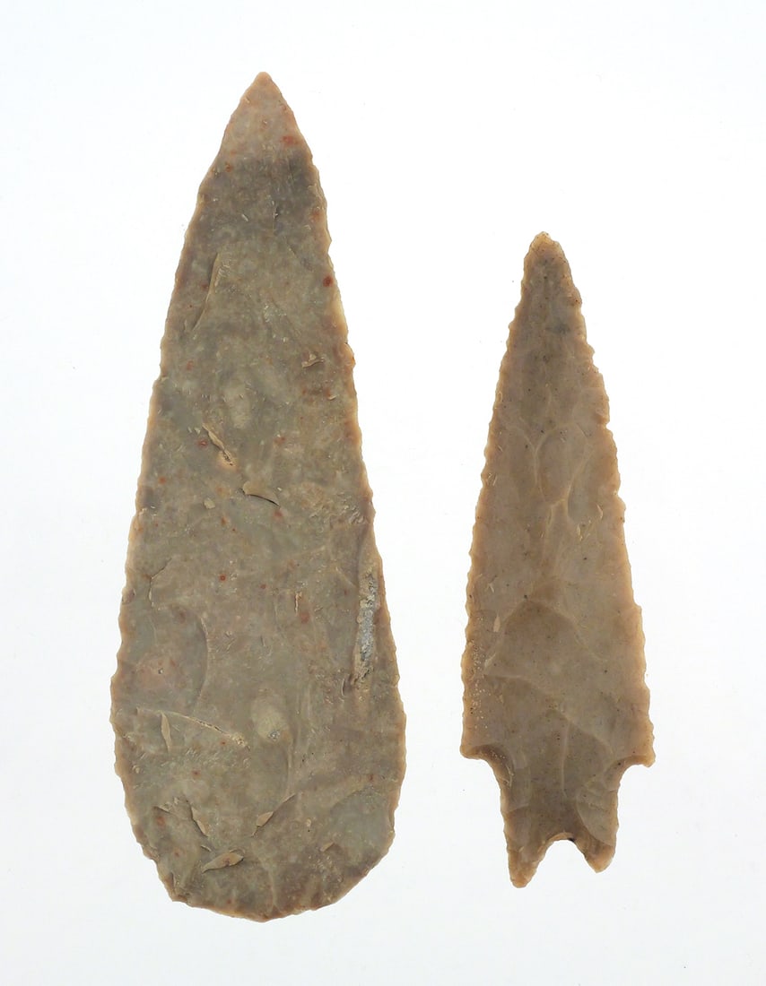 Lerma Knife and Archaic Pedernales Blade Point (1 of 2)