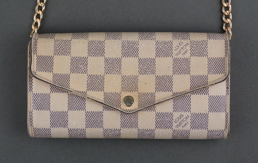 Louis Vuitton Sarah Damier Azur Wallet Clutch (1 of 4)