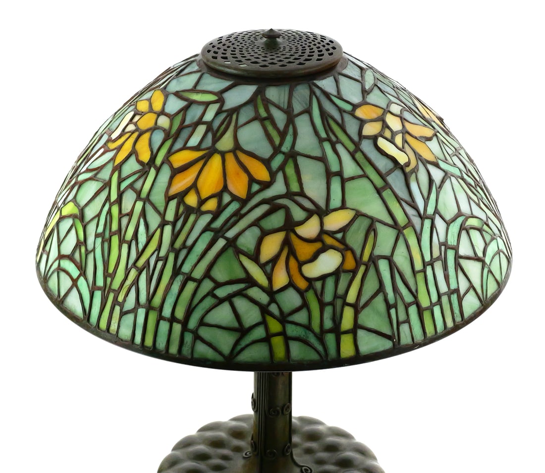 Tiffany Studios, Table Lamp, Daffodil Shade - 2