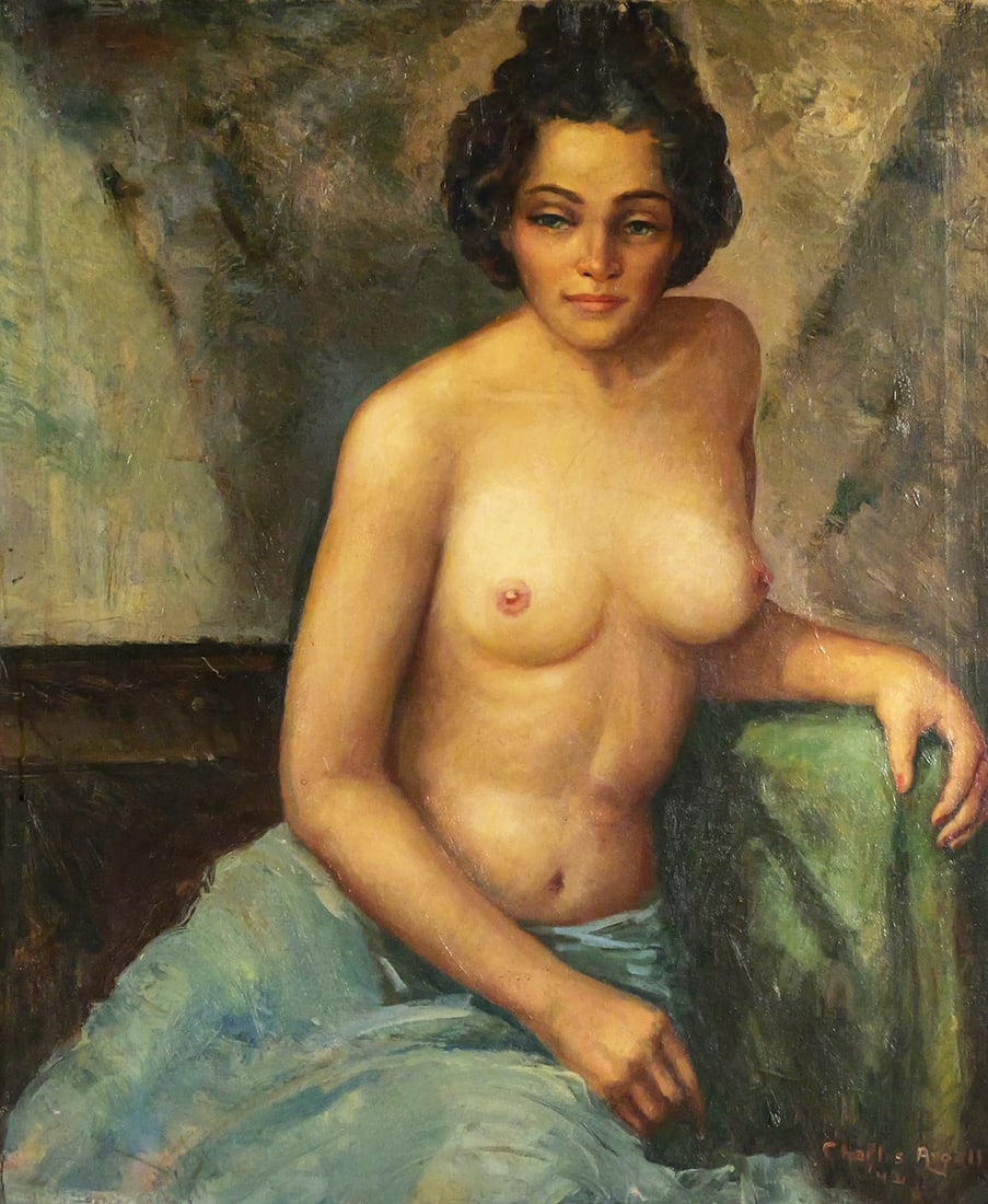 Charles ARGALL, Female Nude Portrait 0/C (1 of 4)