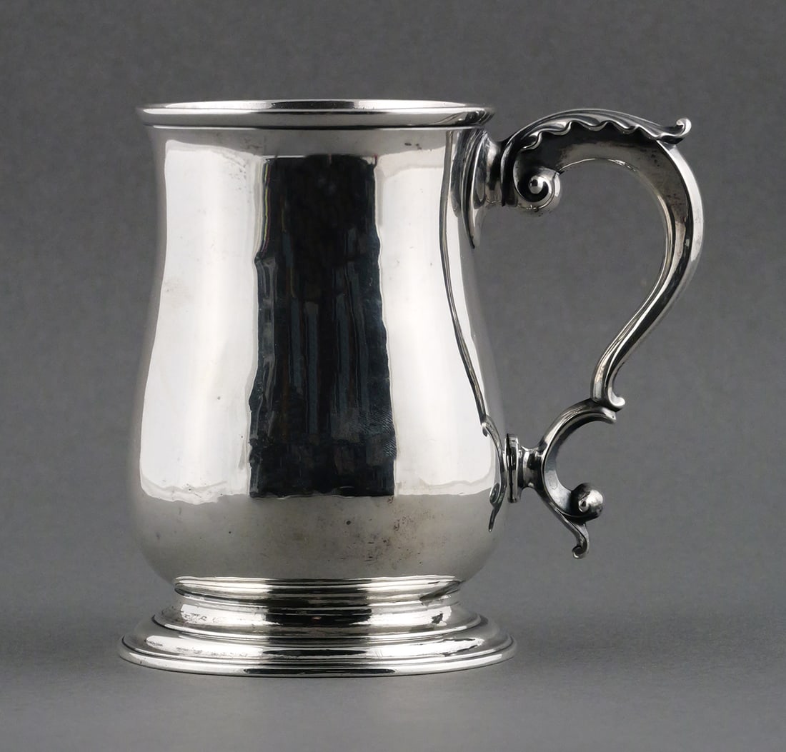 1764 George II Sterling Silver Beer Mug (1 of 4)