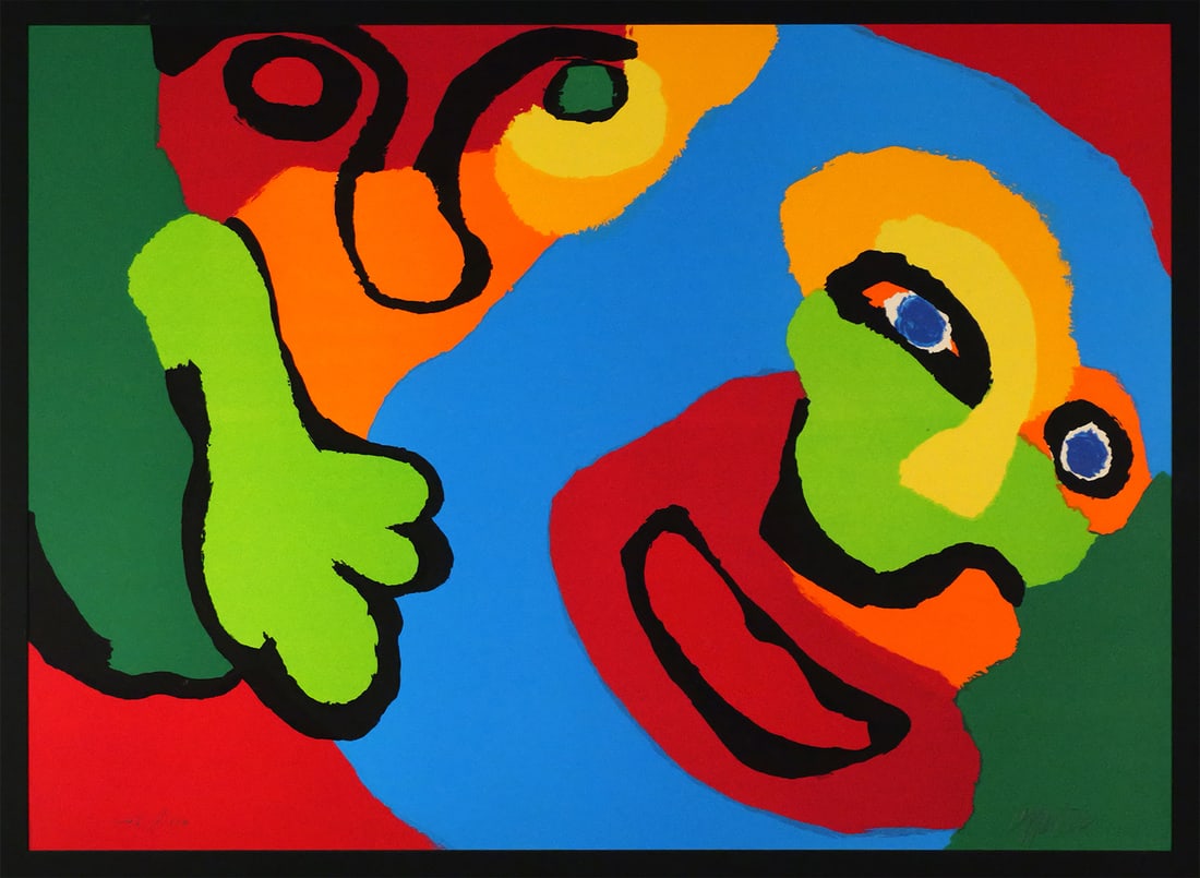 KAREL APPEL, Untitled, Lithograph Signed (1 of 3)